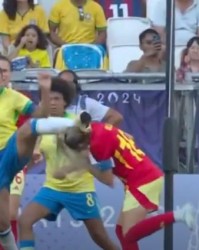 百家乐规则-直红罚下场 玛塔或以最悲伤的方式告别巴黎奥运会